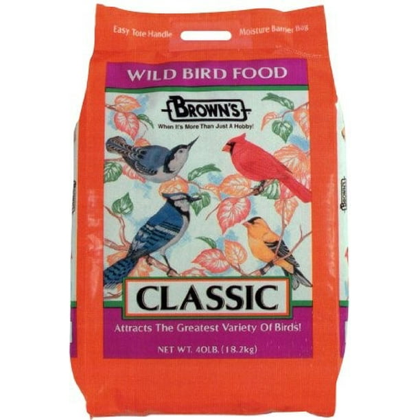 Brown's Classic Value Blend Select Bird Food, 40 Lb