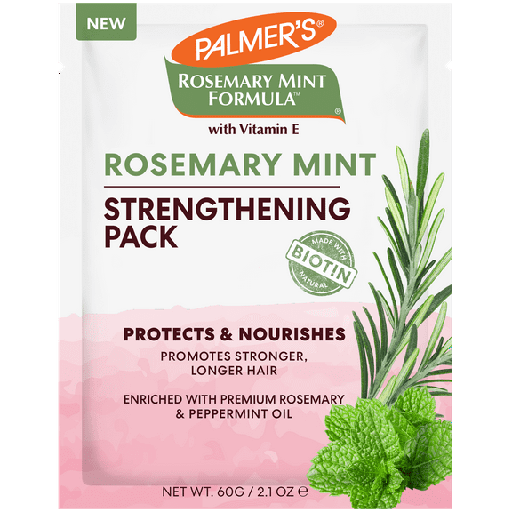 Palmer's Rosemary Mint Formula Strengthening Pack Conditioner; Hydrating, Protecting, and Stimulates Growth 2.1 fl. oz