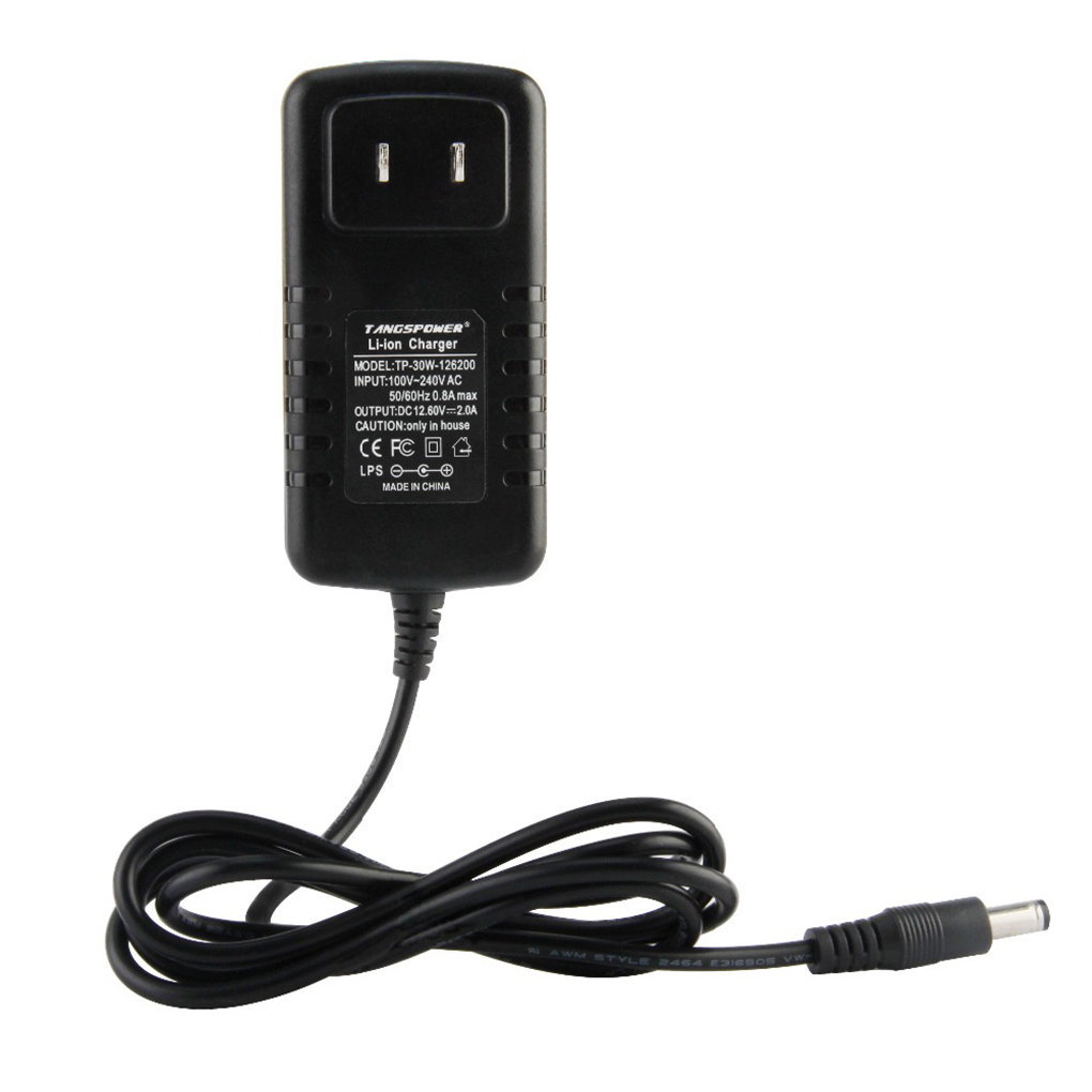 12.6V 2A AC Adapter 25.2W Wall Charger for Massage Gun, AC/DC Transformer 12.6Volt