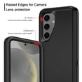 thumbnail image 3 of Funda I-HONVA para Samsung Galaxy S24/S25 a prueba de golpes negra, 3 of 7