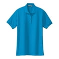 thumbnail image 5 of Mafoose Women's Comfortable Silk Touch Polo Golf Shirt Short Sleeve Turquoise S, 5 of 7