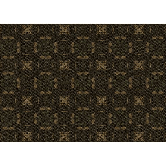 Ahgly Company Indoor Rectangle Patterned Night Black Area Rugs, 4' x 6'