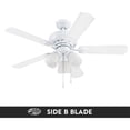 thumbnail image 7 of Open Box Portage Bay Miller Park Ceiling Fan w/5 Reversible Blades & Motor, 44", 7 of 7