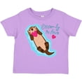 thumbnail image 3 of Inktastic Otter-ly in Love-otter with Heart Boys or Girls Toddler T-Shirt, 3 of 5