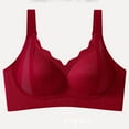 thumbnail image 2 of Women Adjustable Strap Seamless Bra, Front Buckle Smoothing No Underwire Bras, Gathered Support Lingerie, 2 of 3