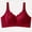 Red, variant on Everyday Light Support Bras - Woman Seamless Thin without Rims Soft Support Gathered Breathable Underwear Daily Bra. Beige 3Xl