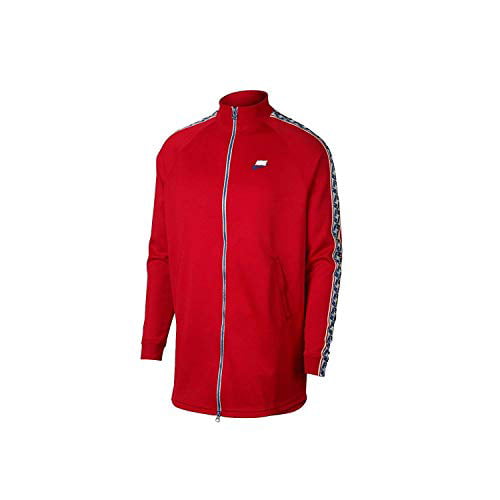 udbrud Sidst øjenbryn NIKE Mens Sportswear Taped Poly Track Jacket AJ2681 657 University Red (M)  - Walmart.com