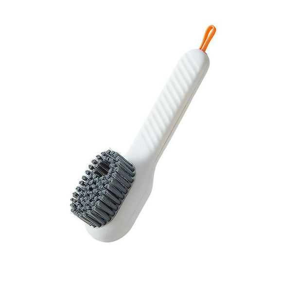 Dww-une Brosse Douce Domestique Blanche, Une Brosse De Nettoyage De Brosse Douce Domestique De 17 Cm De Long Et Un Distributeur De Savon Pour Chaussur