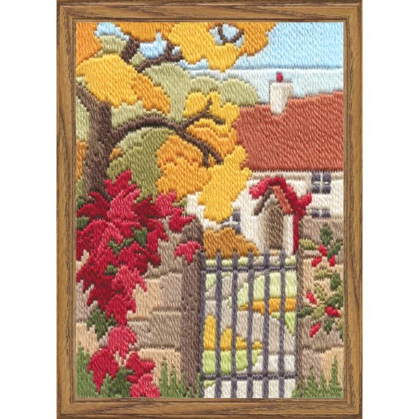 Bothy Threads Autumn Garden Long Stitch Needlepoint Kit