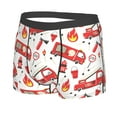 thumbnail image 2 of Kll Fire Truck Men'S Cotton Boxer Briefs Underwear-X-Large, 2 of 9