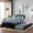 Espresso, variant on Mintazer Farmhouse Solid Wood Twin Platform Bed Frame with Trundle for Teens, Boys, Girls, No Box Spring Needed, Espresso