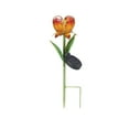 thumbnail image 1 of Solar Lights Outdoor Decorative Flower Garden Lights Decor Glass Petal Metal, 1 of 8