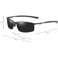 thumbnail image 4 of Full lens Reading Sunglasses Men's Outdoor Driving Classic Sports Reader Presbyopic Goggles Sun Glasses, 4 of 5