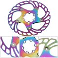 thumbnail image 4 of Herwey Bike Disc Brake Rotors 6 Nails Cycling Accessory for Mountain Bicycle Plating Color, 4 of 8