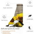 thumbnail image 3 of Yibo Summer Sunflowers Wooden Beach Towel, Super Absorbent Quick Dry Lightweight Pool/Swim/Bath Towels, 3 of 6