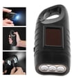thumbnail image 1 of Linterna con energía solar perfecl lámpara de antorcha LED recargable de supervivencia negro, 1 of 8