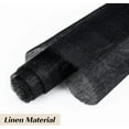 thumbnail image 4 of Rollo de tela de malla de lino negro de 35 x 19,7 pulgadas, para sombreros de sinamay, para envolver ramos, tocados de novia y confección de velos., 4 of 6
