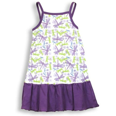 

Spencers H79106-3T Girls Dragonfly Nightgown - Lilac & All-Over Print 3 Toddler