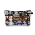 thumbnail image 1 of Bolsa de cosméticos estampada, bolso de mano, bolsa de almacenamiento de viaje multifuncional, 1 of 2