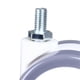 thumbnail image 4 of 2 Pcs 2.5 Inch Silent Caster Swivel Wheels 30kg Load Bearing 75mm Height Universal Swivel Wheel for Furniture Wheel Medical Caster, 4 of 4