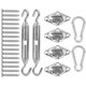 thumbnail image 1 of Accesorio Para Toldo, Hebilla De Acero Inoxidable De Larga Vida útil, Toldo De Campo Para Vela De Sombra Al Aire Libre ANGGREK Otros Deportes, 1 of 8