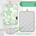 thumbnail image 6 of Yayeee Pot Holders Kitchen Heat Resistant with Pocket 7"x9.8" Cotton Oven Cooking Hot Pads, Green Floral, 6 of 7