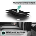 thumbnail image 6 of FH Group Striking Striped Universal Fit Car Seat Covers For Truck SUV Van - Gray Full Set, 6 of 9