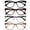 Shiny Black / Shiny Brown Tortoiseshell / Shiny Pale Gray / Matte Taupe - 4 Pairs, variant on OPULIZE KAT Reading Glasses - 4-Pack - Cat-Eye Frame - Black, Brown, Grey, Taupe - Men & Women - Spring Hinges - RRRR59-127U - +1.00