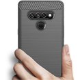 thumbnail image 4 of Pour LG Stylo 6 Étui, LG K71 Étui Absorption des Chocs Flexible TPU Caoutchouc Étui de Protection pour LG Stylo 6 (Gris), 4 of 5