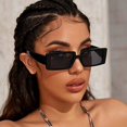 thumbnail image 3 of Gafas De Sol rectangulares con montura pequeña para mujer, anteojos De Sol femeninos a la moda De Color gelatina, gafas De viaje De verano, UV400, 3 of 4