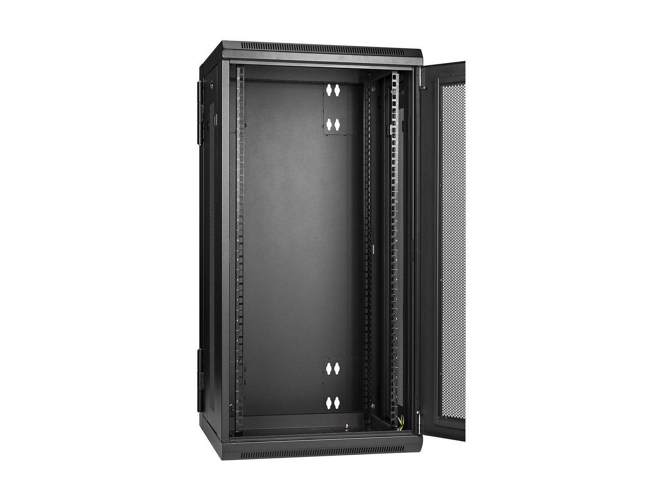 StarTech.com 19 18U Server Rack Cabinet - 4-Post Adjustable Depth 2 to 30  Network Equipment Rack Enclosure w/Casters/Cable Management/1U