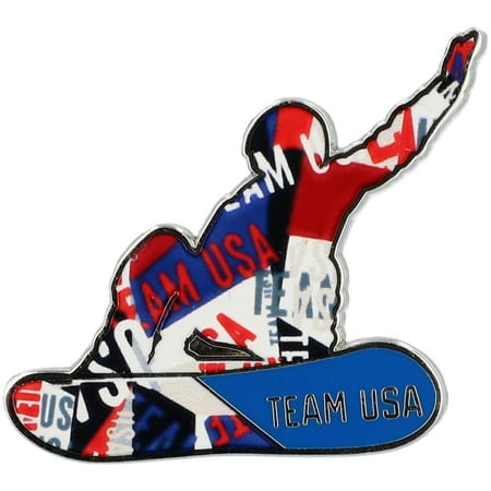 Team USA Snowboarding Shatter Pin