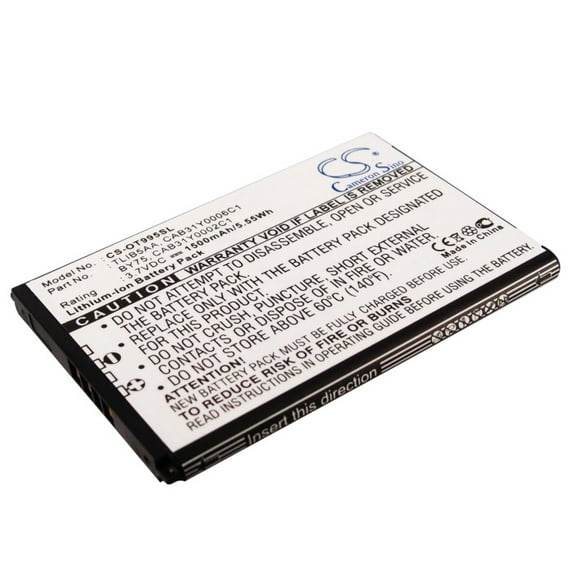 1500mAh Battery for Alcatel One Touch 993D, One Touch 995, OT-993D ,OT-995, OT-995 Ultra