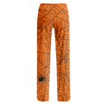 thumbnail image 6 of Zorvxlyn Halloween Pajama Pants Womens Ghost Pumpkin Bat Print Sleeping Pants Women Drawstring Elastic Waist Lounge Pants Women, 6 of 6