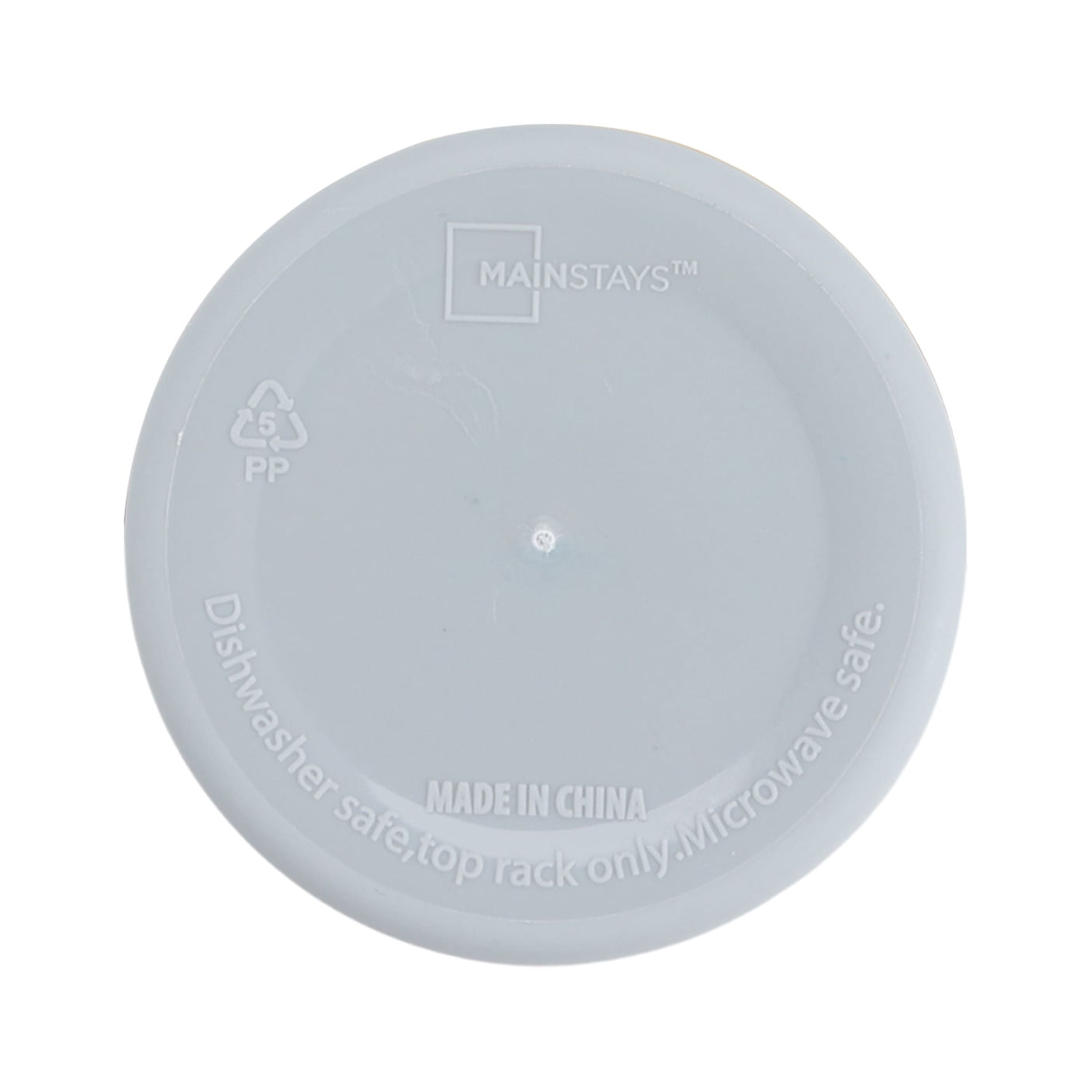 Mainstays - Grey Round Plastic Tumbler, 18-Ounce
