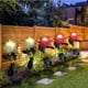 thumbnail image 4 of Flores artificiales, flores falsas, flores artificiales, juego de regalo para mujer, luz LED de simulación para jardín al aire libre, luz enchufable, luz para césped, 4 of 8
