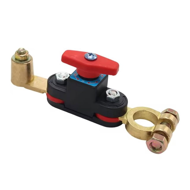 Car Battery Disconnect Switch Battery Isolator Power Cut Off Switches Battery Shut Off Switch for Car RV Boat Truck ATV
