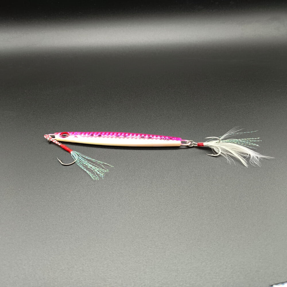 5 Pack Metal Jig Lure Shore Casting Spoon Jigging Bass Saltwater Fishing Tackle