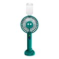 thumbnail image 2 of Ganfancp Doble Ventilador de Pulverización de Carga Usb de Mano Portátil Al Aire Libre de Humidificación Fresco Pequeño Ventilador 2000Mah Ofertas Del Día 1 X Ventilador, 1 X Soporte, 1 X Depósito, 1, 2 of 4