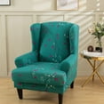 thumbnail image 4 of YOPTOP Chair Covers Slipcovers Stretch Wing Chair Covers Slipcovers Wingback Sofa Covers Armchair Covers Furniture Protector For Wingback Chair,springgreen, 4 of 5