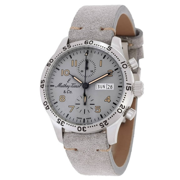 Mathey-Tissot Type 21 Chrono Auto Chronograph Automatic Grey Dial Men's Watch H1821CHTLG