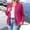 *Hot Pink, variant on ClodeEU Women's Zip Up Long Sleeve Bomber Jacket,Casual Lightweight Coat with Pockets Blue,Women's Plus L