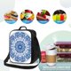 thumbnail image 4 of Disketp Blue Watercolor Bolsa Térmica Estampada para Almuerzo, Lonchera para Hombres y Mujeres Adultos, 4 of 7