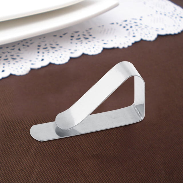 Stainless Steel Tablecloth Clips Holders Durable Prevent Slip for Home Weddings