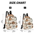 thumbnail image 2 of FORMRS Mini Backpack Purse for Women Quilted Travel Daypack Casual Shoulder Bag, Fall Leaves, 2 of 7