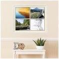 thumbnail image 2 of ArtToFrames Collage Photo Picture Frame with 4 - 11x14" Openings, Framed in White with Oyster and Black Mats (CDM-3966-9), 2 of 8