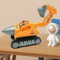 thumbnail image 6 of Catgeta Liberty Imports Oversized Construction Excavator Kids Toy Play Truck,Large Digger Vehicle for Boys with Realistic Movable Claw,Tracks 1:22 Scale Model, 6 of 7