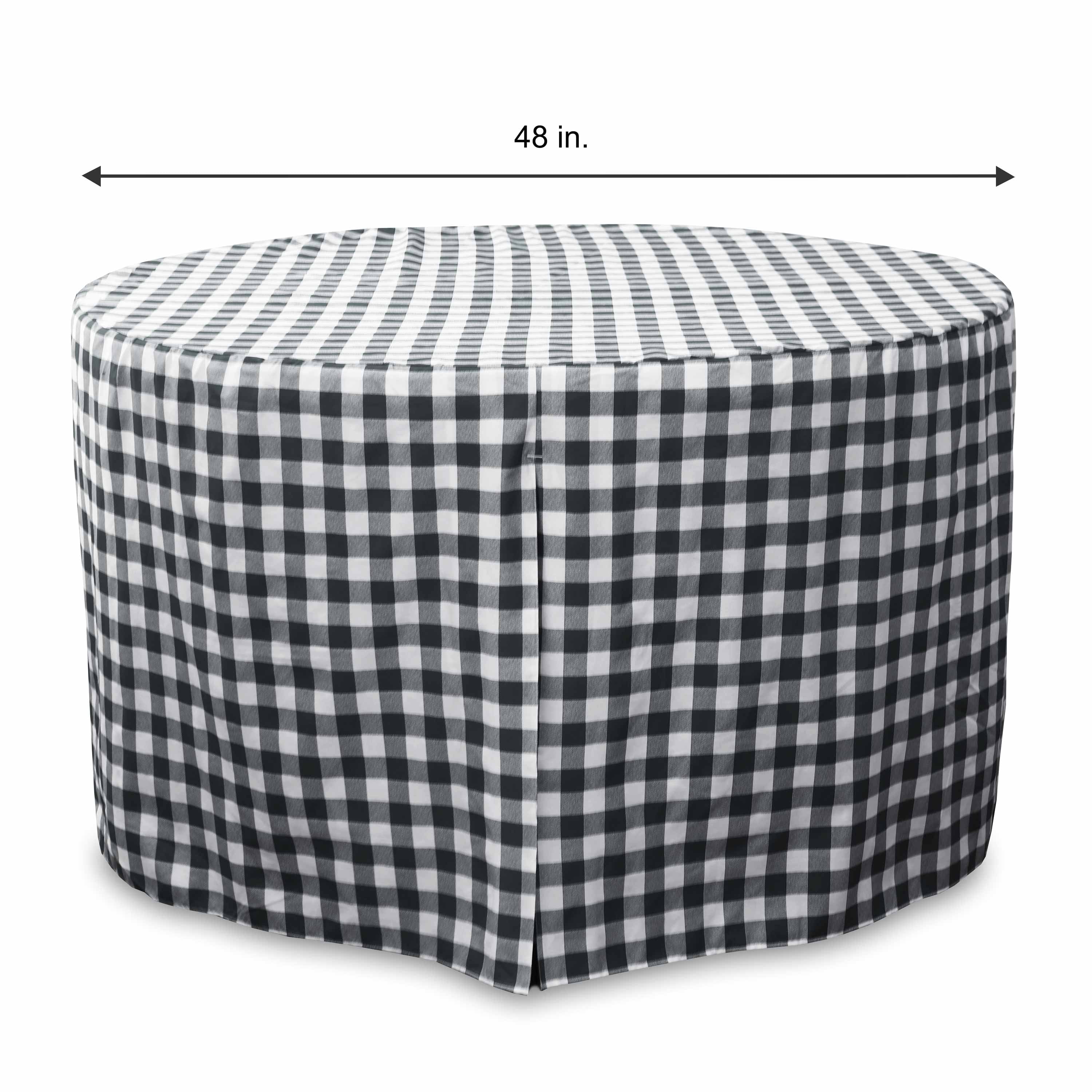 Tablevogue 48" X 48" Fitted Tablecoth Cover, Multiple Colors And Sizes Available