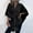Black, variant on Kimonos for Women,Poncho Sweater Women,Cape Coat for Women,Shawl Wraps for Women,Wrap Cardigan,Winter Striped V Neck Tassel Wool Sweater Top Blouse Black one size