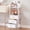 White, variant on Rolling Makeup Cart Organizer - Floor Skincare Make Up Storage with 3 Non-woven Fabric Drawers, Vanity Organizer Cosmetic Display Cases Holder for Skin Care Perfume Nail Polish Brush Hair Tool